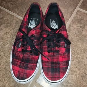 Checkered Vans Low-Top